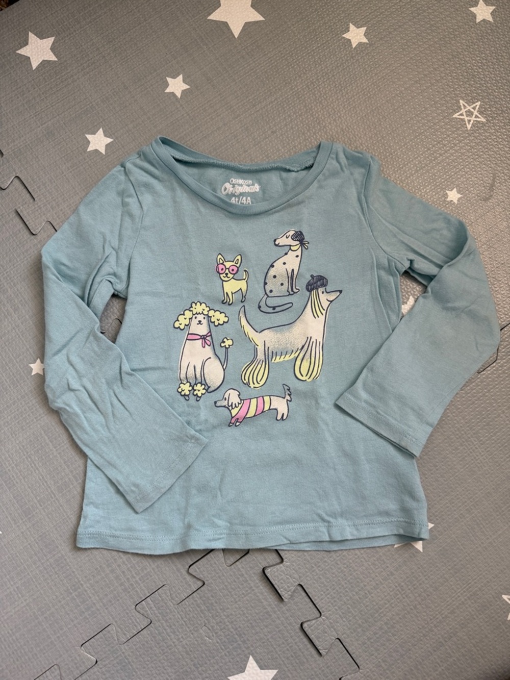 BOGO Osh Kosh - 100% Cotton Dogs Tee, 4T